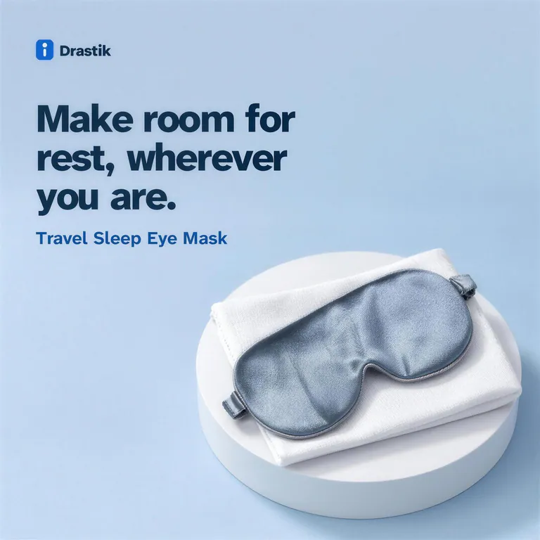 Drastik contoured travel sleep mask